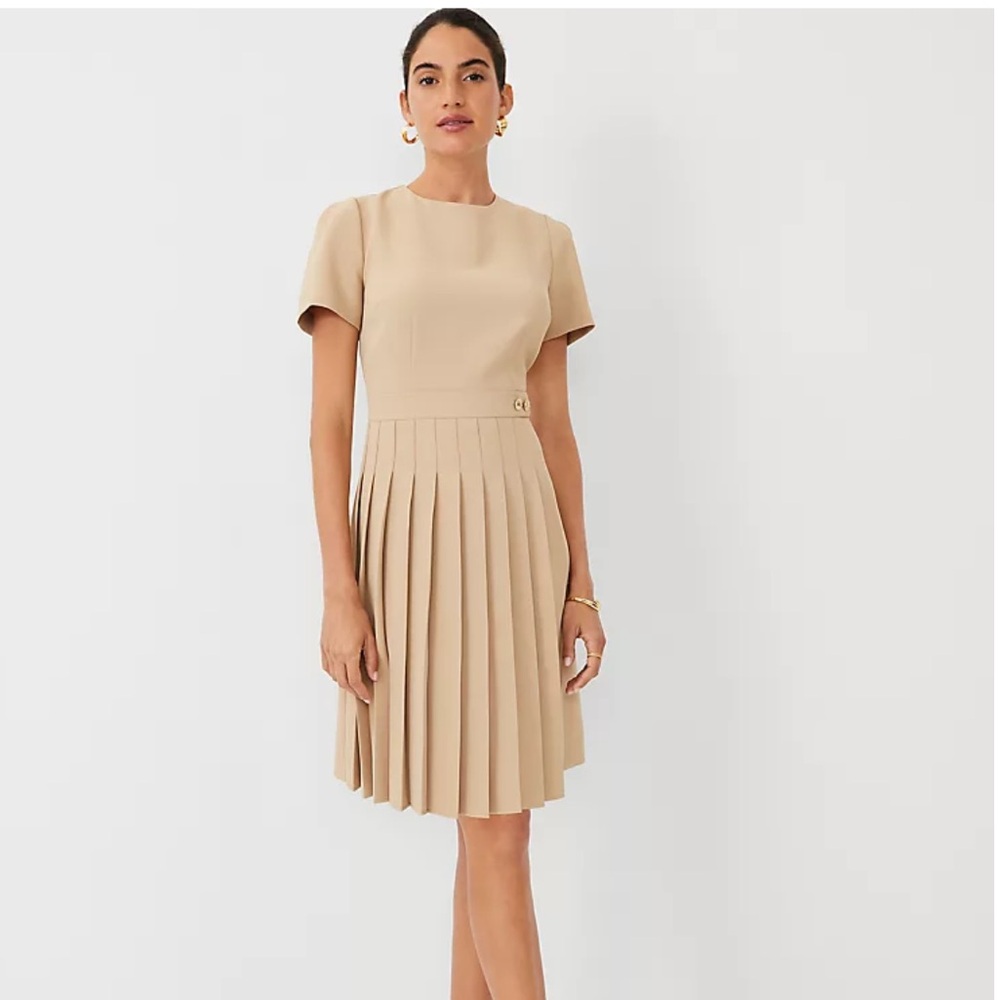 NWT Fit and Flare Crepe Dress